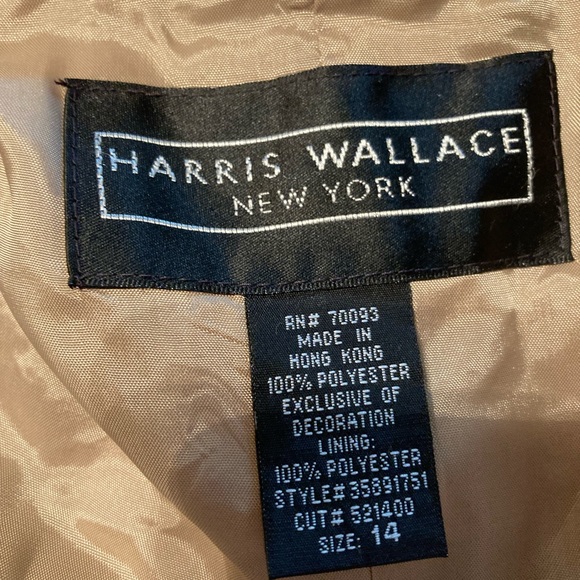 Size 14 Women’s Harris Wallace Jacket 100% Polyester - Picture 4 of 4
